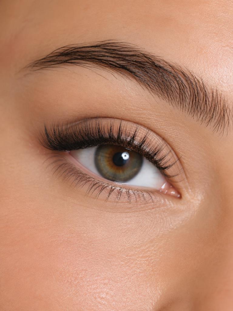 Lashes and groomed brows